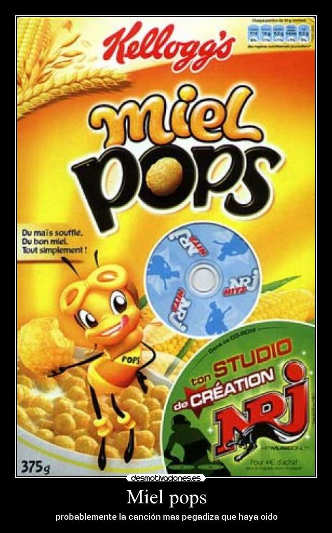 carteles miel pops desmotivaciones