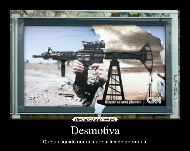 Desmotiva - Que un liquido negro mate miles de personas
