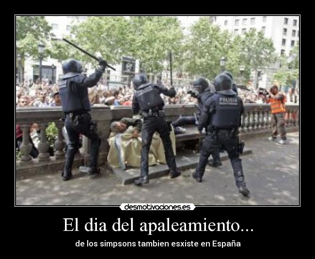 El dia del apaleamiento... -