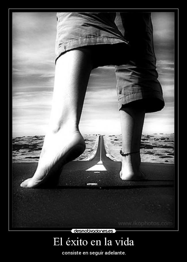 El éxito en la vida -