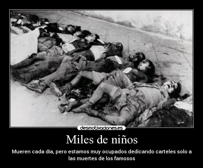 Miles de niños -