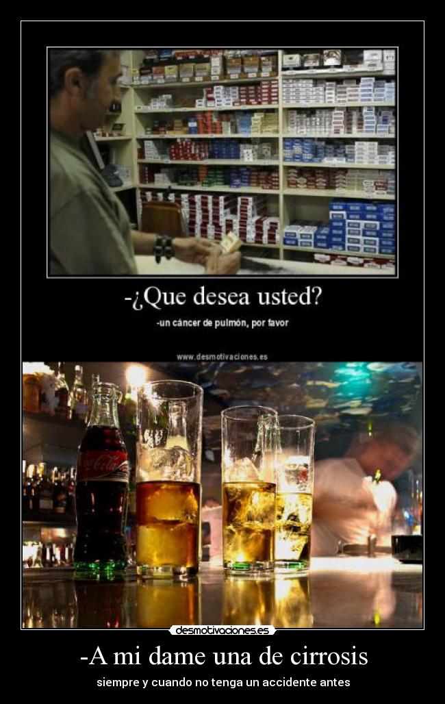 carteles alcohol desmotivaciones