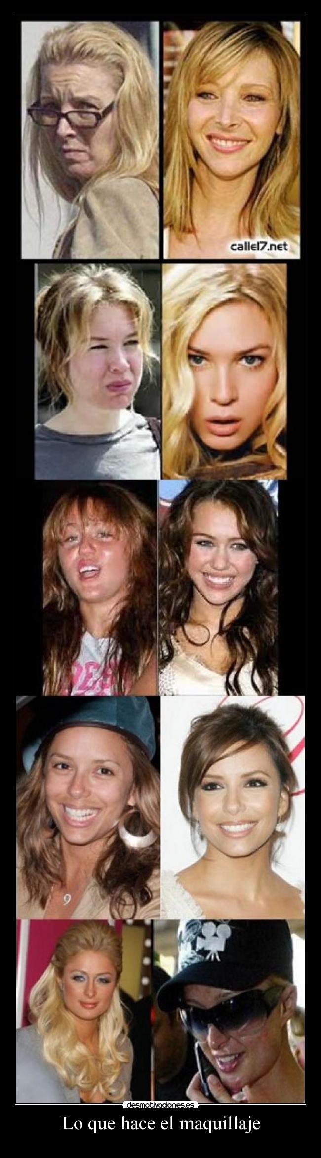Lo que hace el maquillaje -