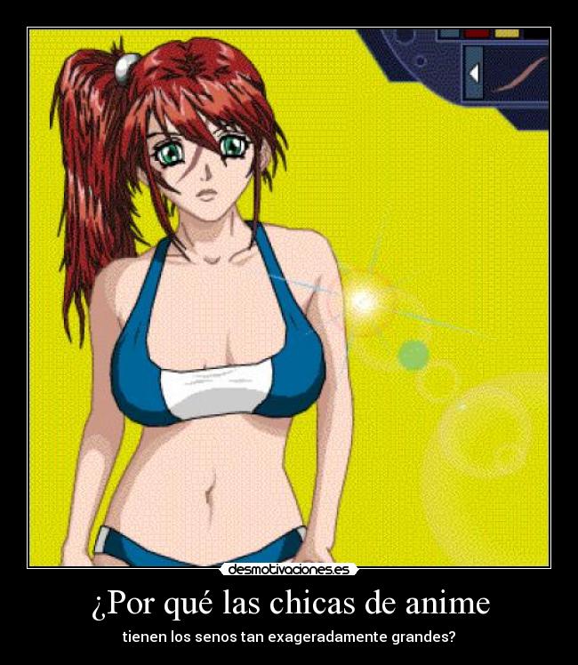 ¿Por qué las chicas de anime -
