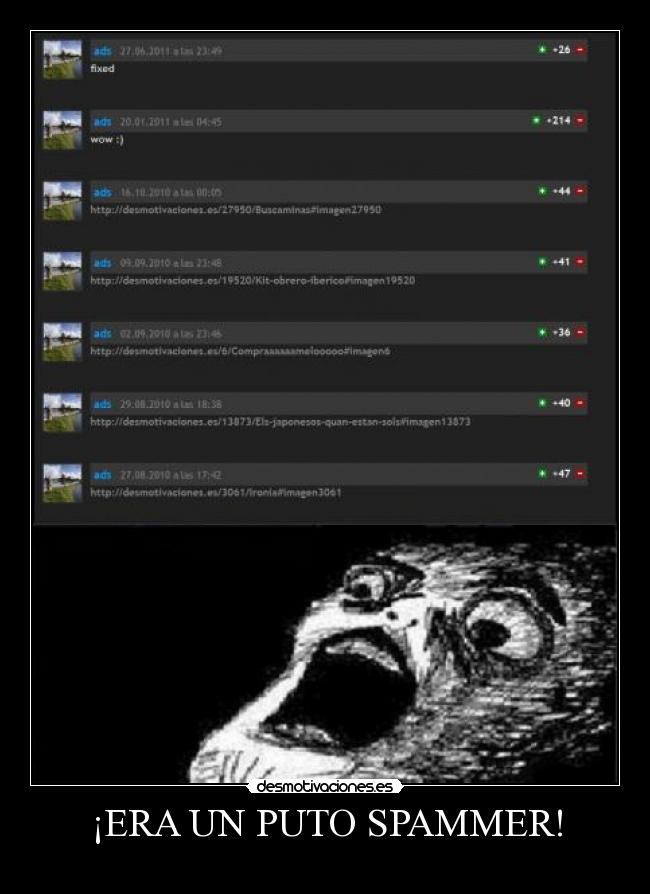 carteles ads spam chocovarro desmotivaciones