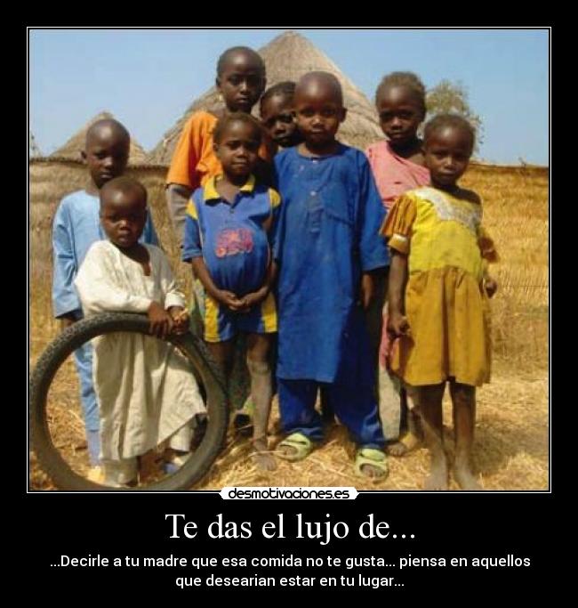 Te das el lujo de... - 