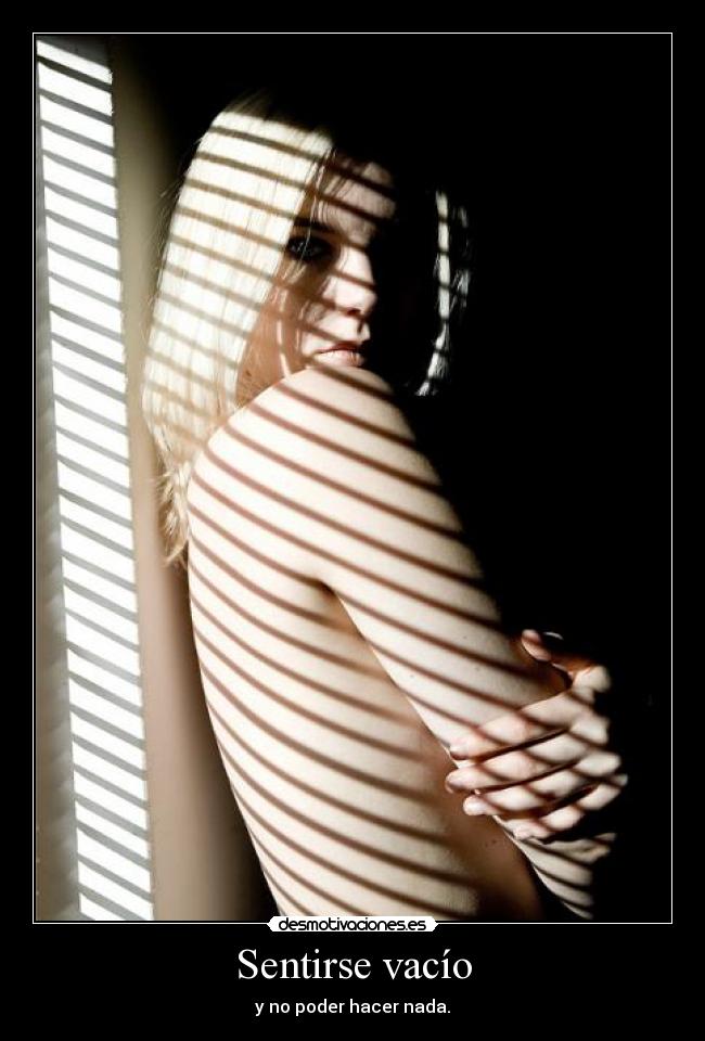 Sentirse vacío -
