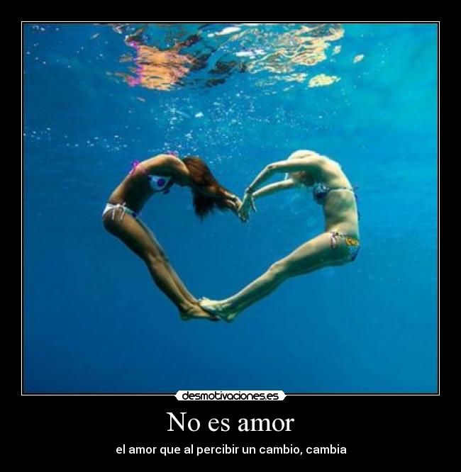 No es amor -