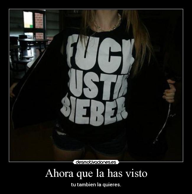 Ahora que la has visto - 