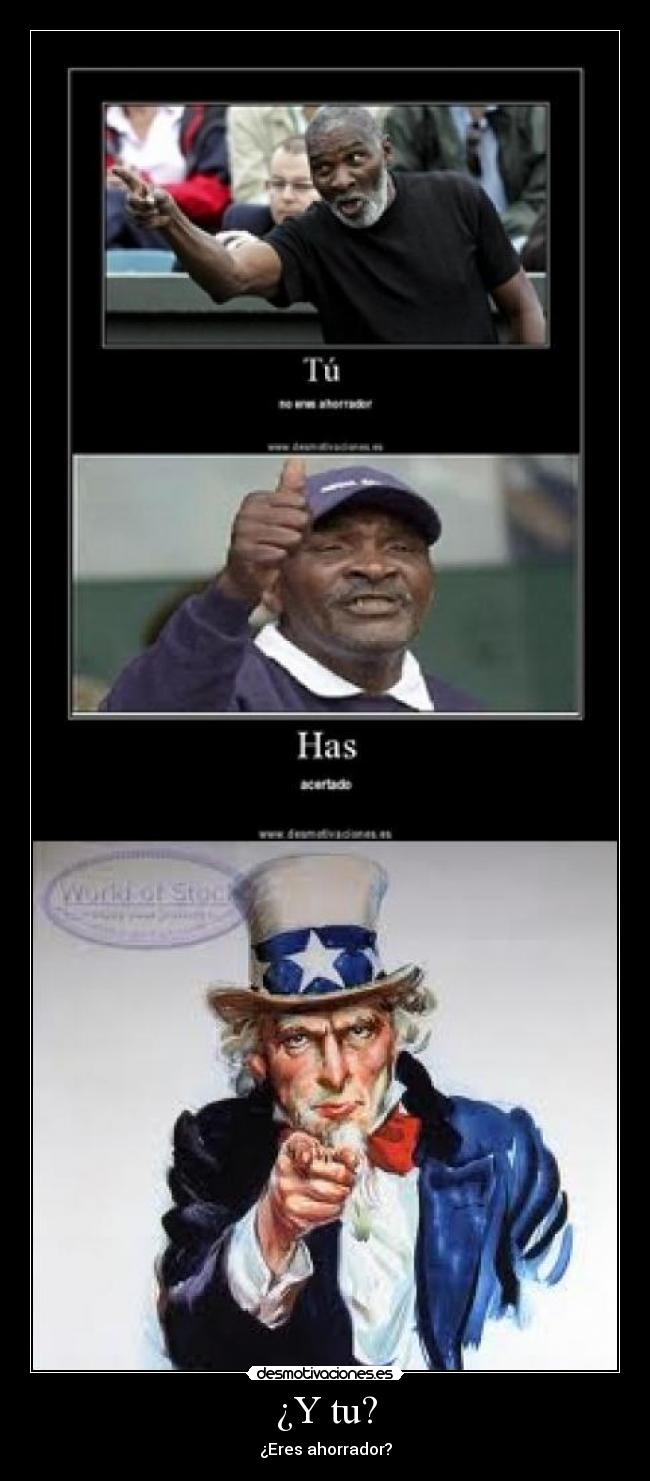 ¿Y tu? - ¿Eres ahorrador?