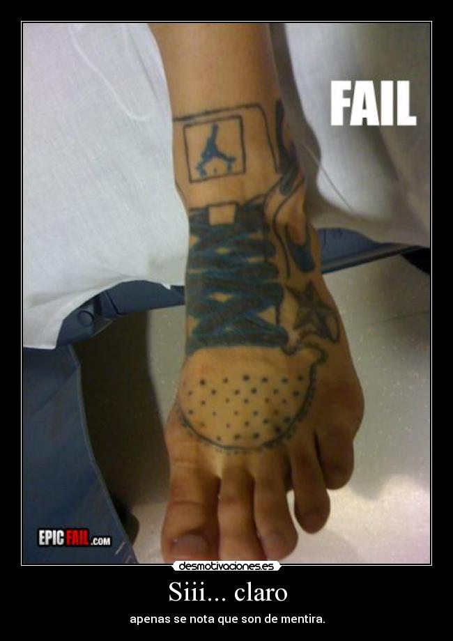 Siii... claro - apenas se nota que son de mentira.