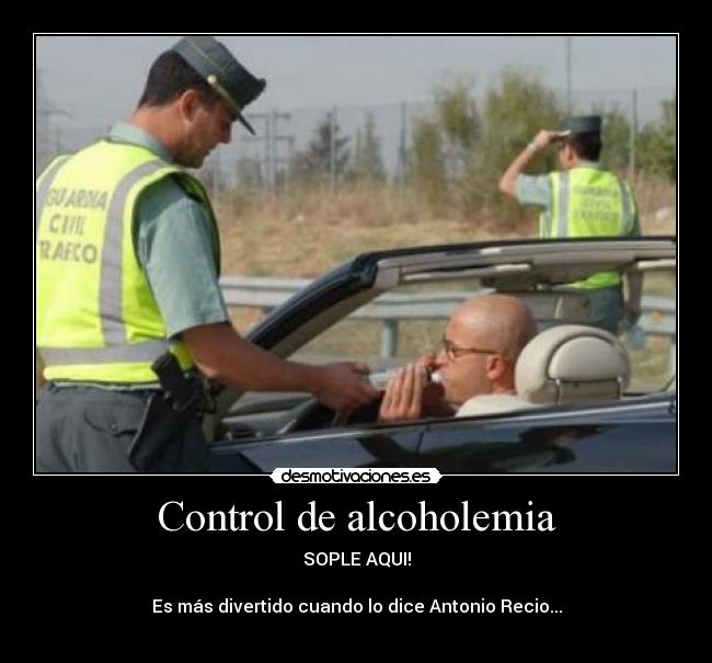 Control de alcoholemia - 