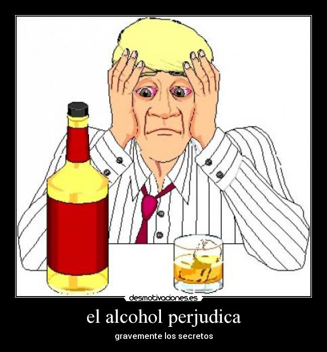 el alcohol perjudica -