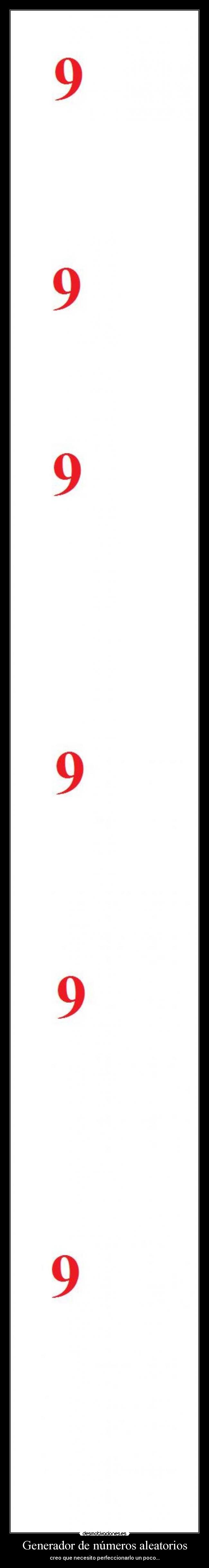 Generador de números aleatorios Desmotivaciones