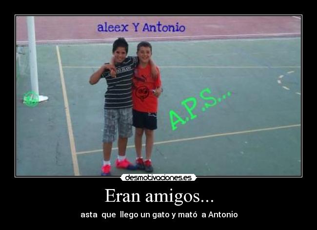 Eran amigos... - 