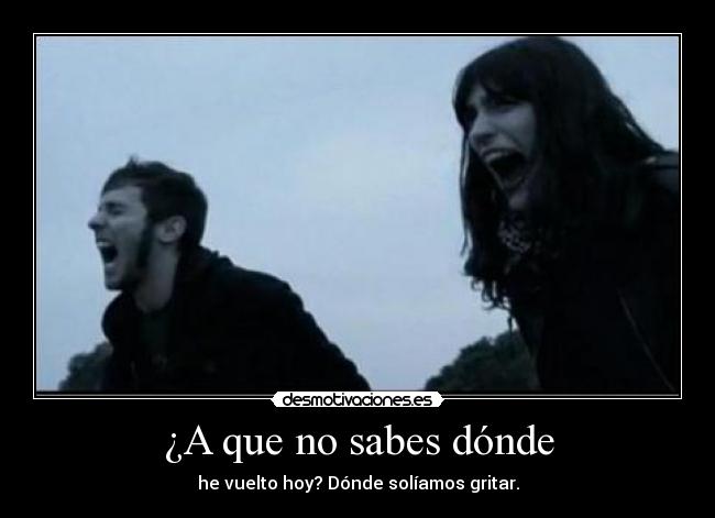 ¿A que no sabes dónde - 