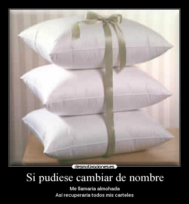 carteles almohada desmotivaciones