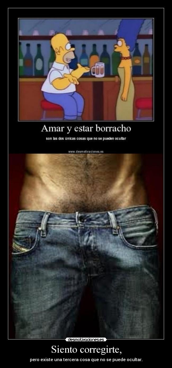 Siento corregirte, - 