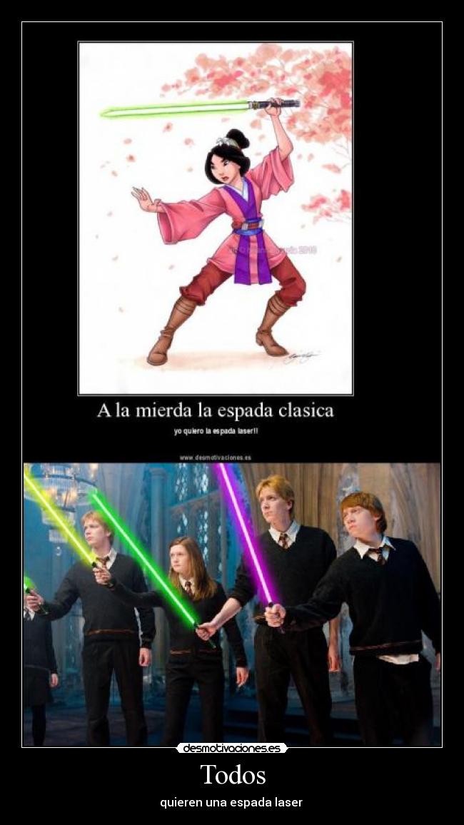 Todos - quieren una espada laser