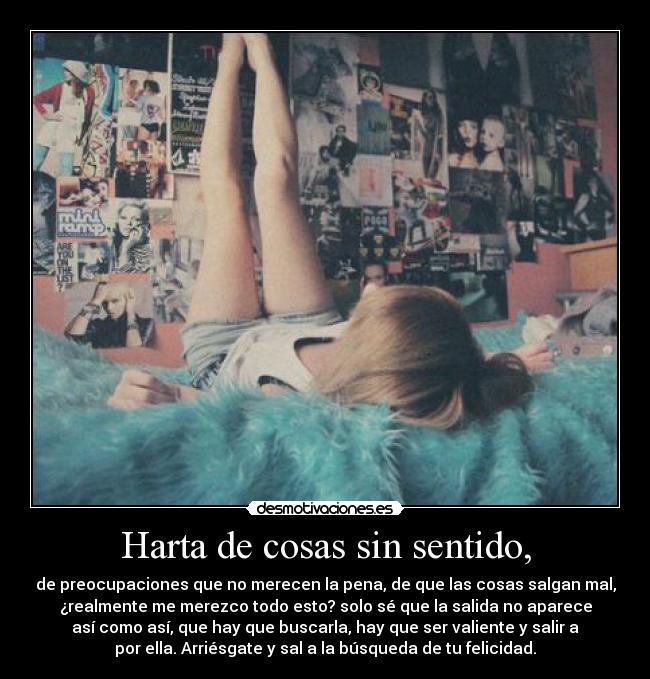 Harta de cosas sin sentido, -