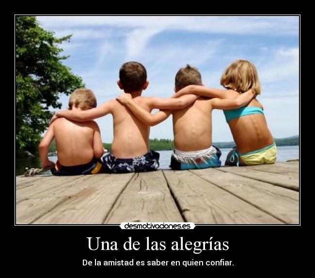 Una de las alegrías -