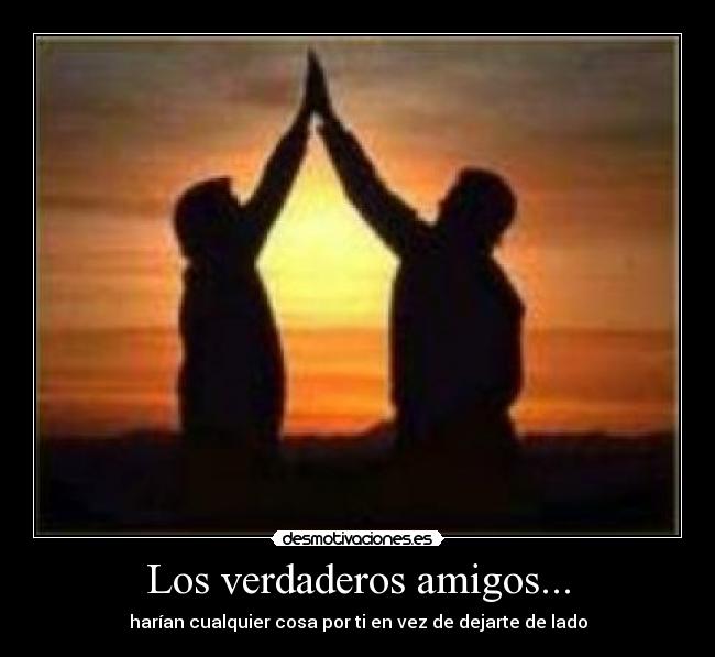 Los verdaderos amigos... - 