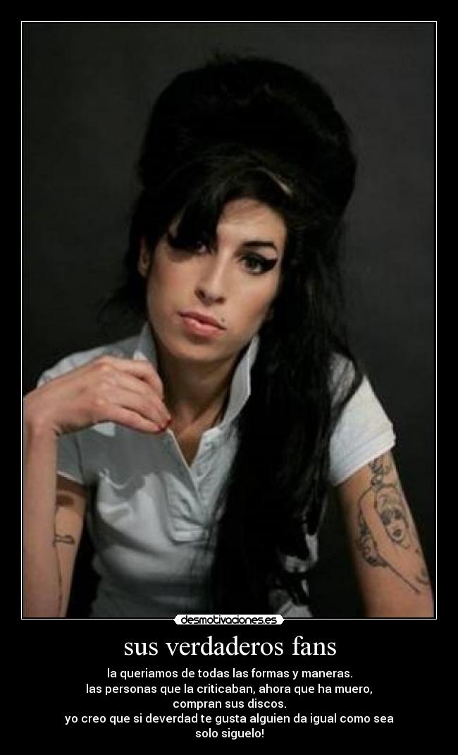 sus verdaderos fans -