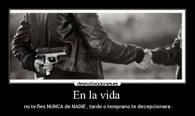 En la vida -