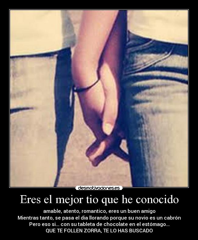 carteles falsa amistad amor zorra superficial desmotivaciones