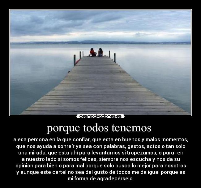 porque todos tenemos  - 