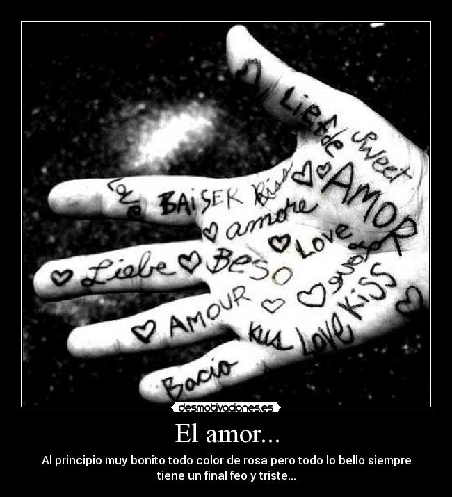 El amor... -