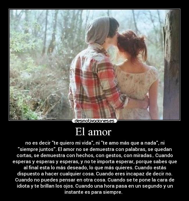 El amor -