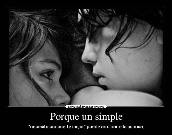 Porque un simple - 