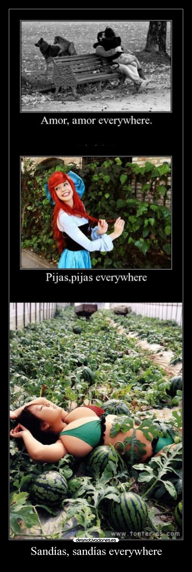 Sandías, sandías everywhere -