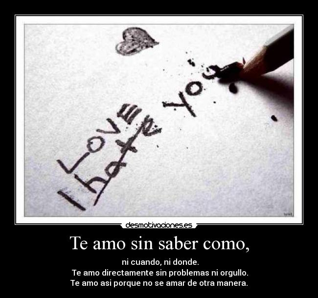 carteles amo desmotivaciones