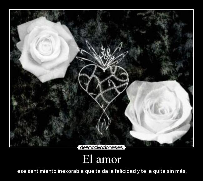 El amor -