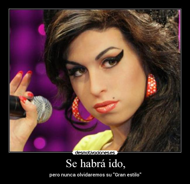 Se habrá ido, - pero nunca olvidaremos su Gran estilo