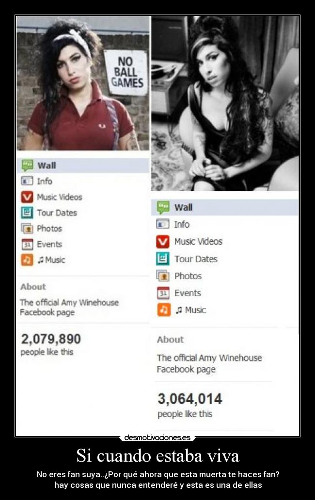 Si cuando estaba viva -