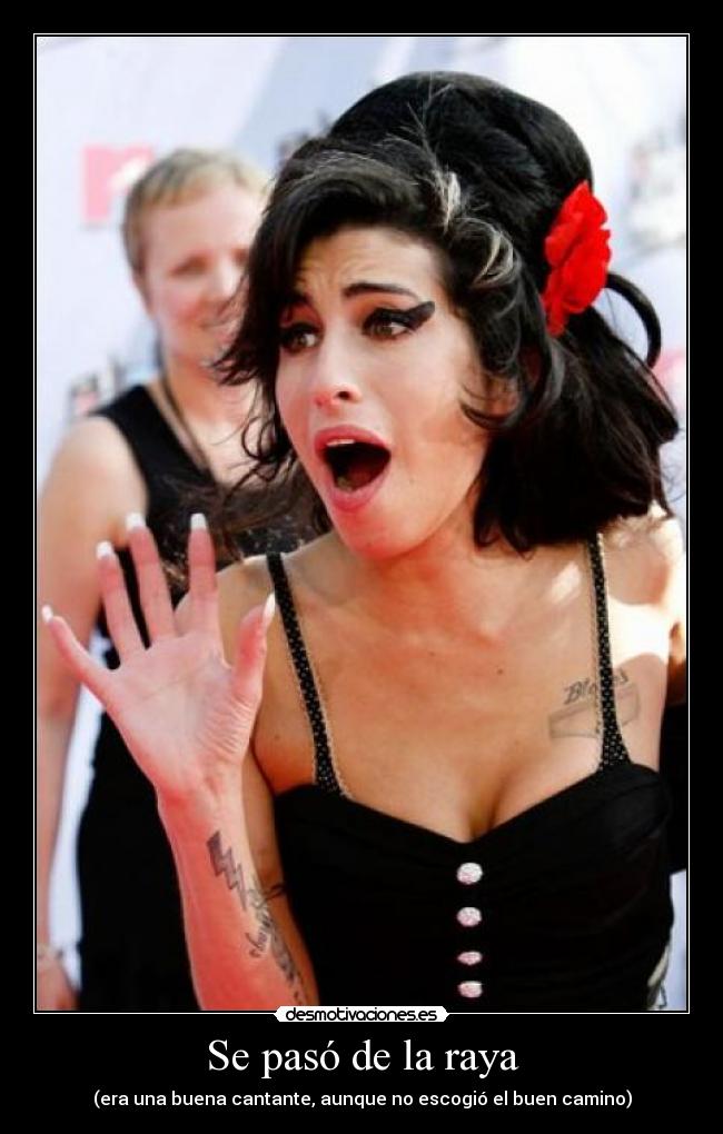 Se pasó de la raya - (era una buena cantante, aunque no escogió el buen camino)