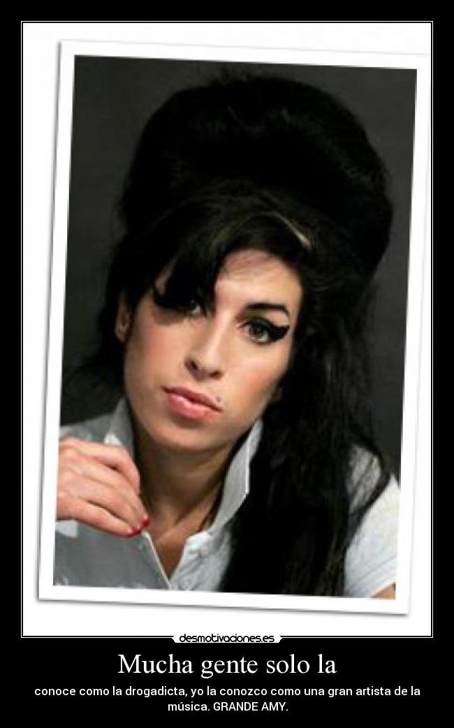 Mucha gente solo la -