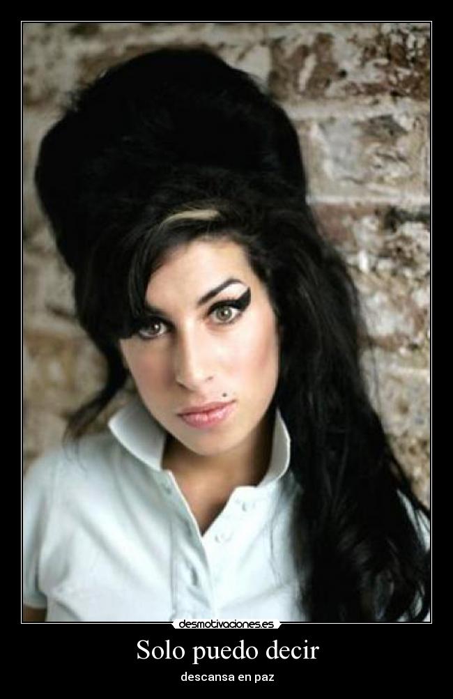 Solo puedo decir - descansa en paz