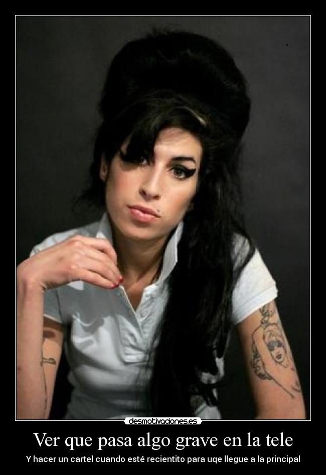 Ver que pasa algo grave en la tele -