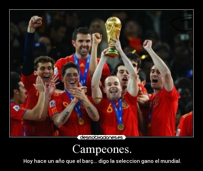 carteles campeones selecion campeones desmotivaciones