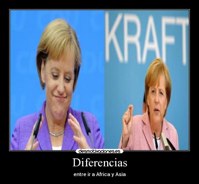 Diferencias - entre ir a Africa y Asia