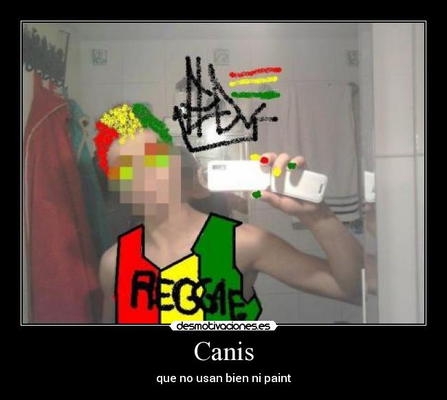 Canis - que no usan bien ni paint