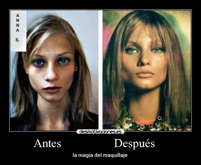 Antes                 Después     - 