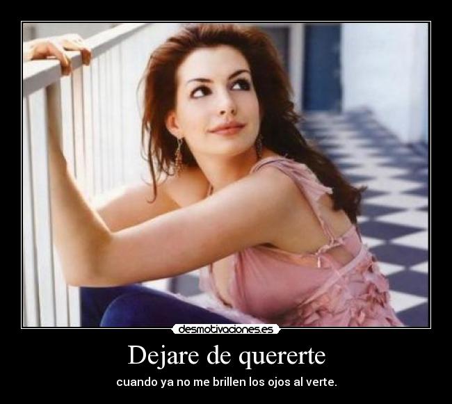 Dejare de quererte -