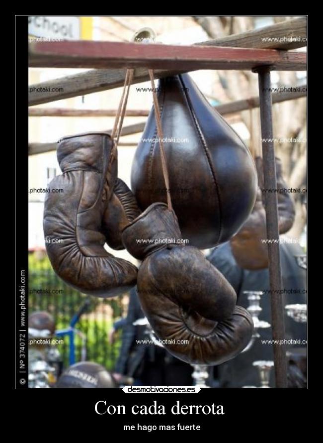 Con cada derrota -