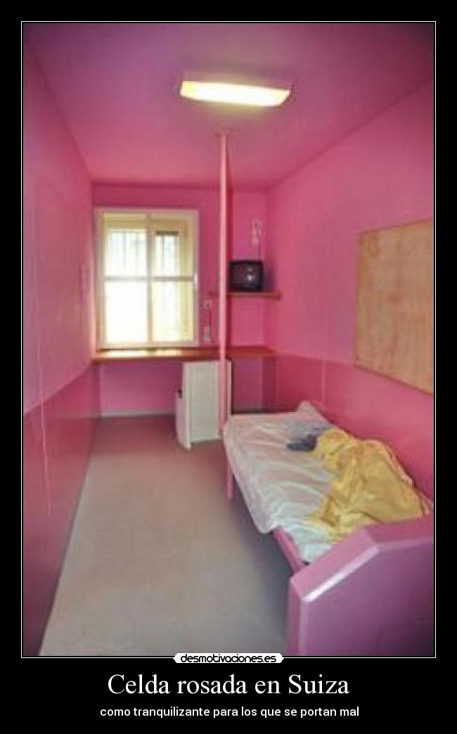 Celda rosada en Suiza -