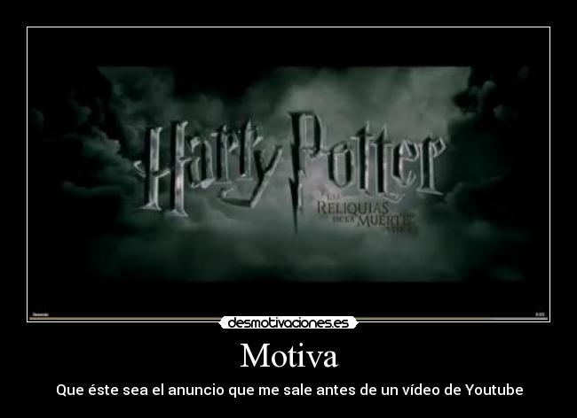 carteles harry potter desmotivaciones